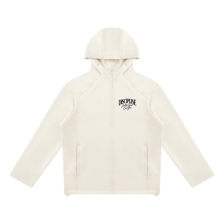 women graphic Paneled Full Zip Hoodie