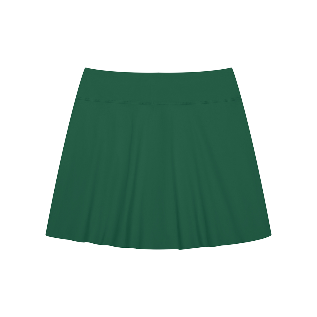 Women SKIRT A-Line Contrast Panel Slit Skirt