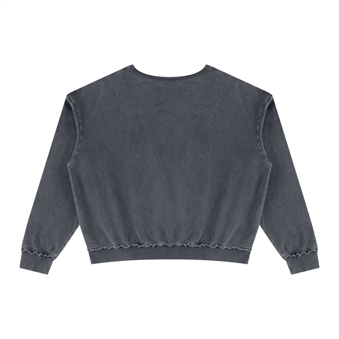 MEN HODDIES  Raw Edge Crewneck Sweatshirt