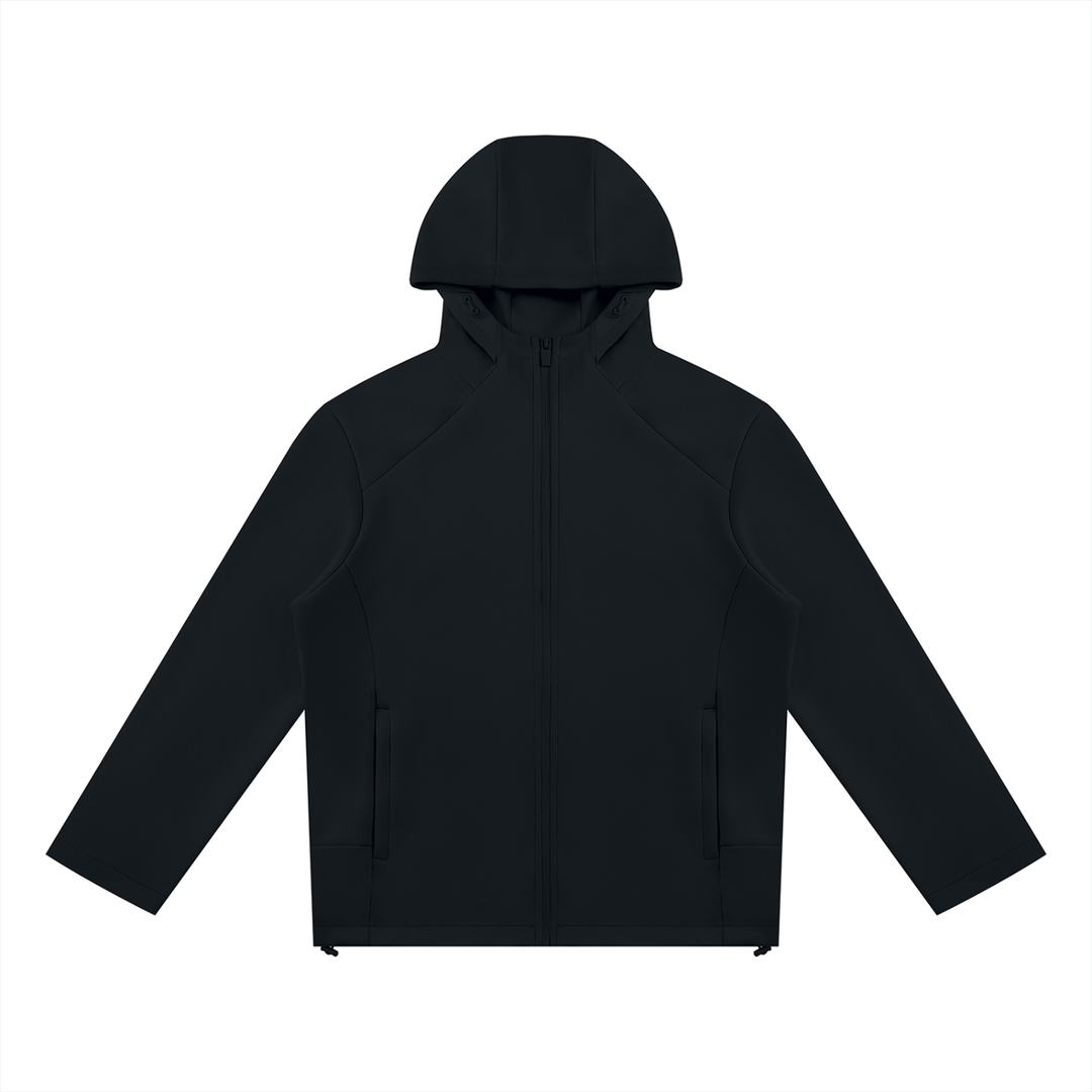 women hoddies Paneled Full Zip Hoodie
