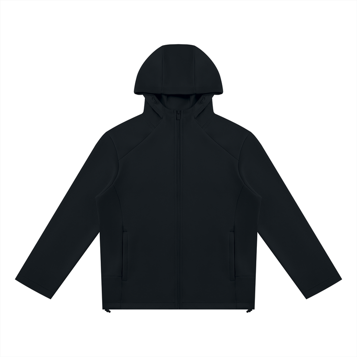 women hoddies Paneled Full Zip Hoodie