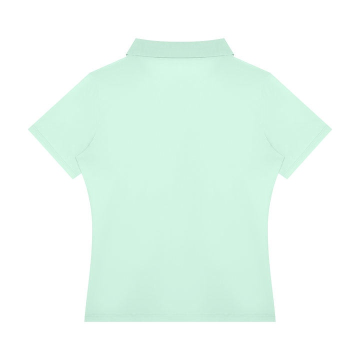 Women’s gym wear Color Block Polo Shirt