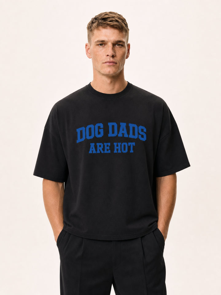 dog lover Are Hot Varsity Type Cotton Tee