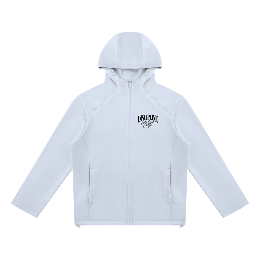 women graphic Paneled Full Zip Hoodie