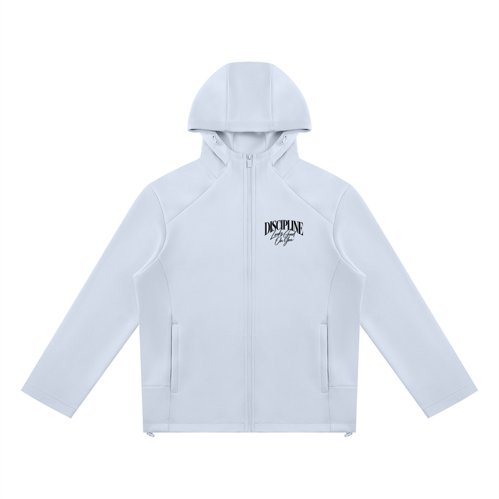 women graphic Paneled Full Zip Hoodie