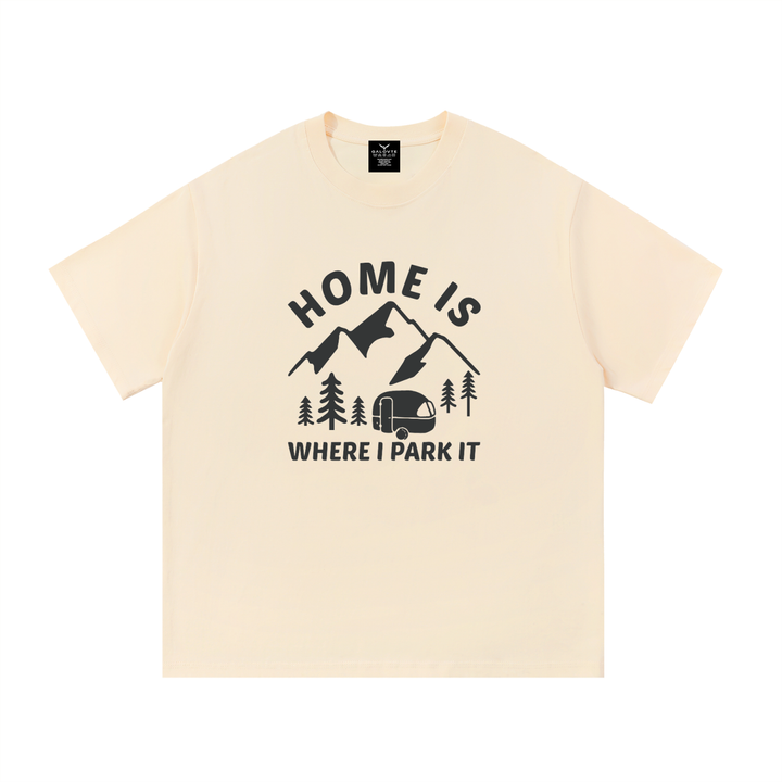 hiking lover Home Is Where I Park It Tonal Caravan Tee