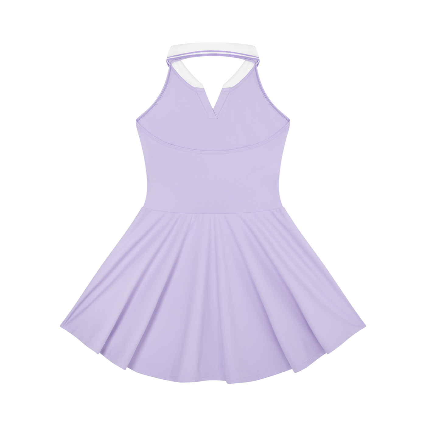 Women's  brand Collared Halter A-Line Tennis Dress