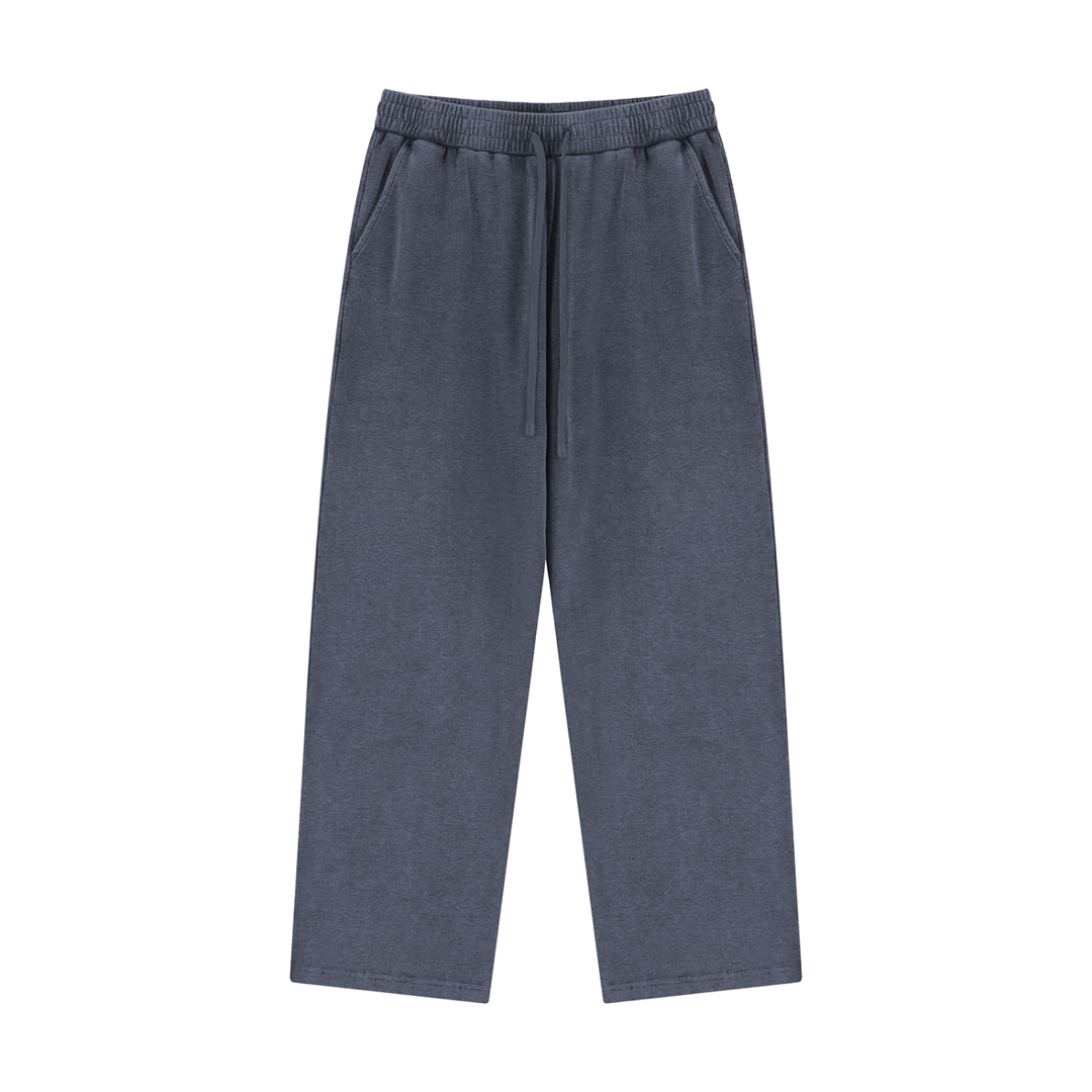 WOMEN PENT TROUSER Mineral Wash Waffle Sweatpants