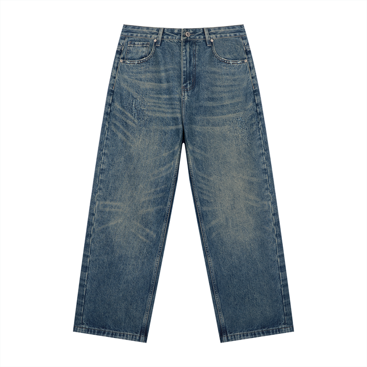 Men pent Vintage Wash Denim Jeans