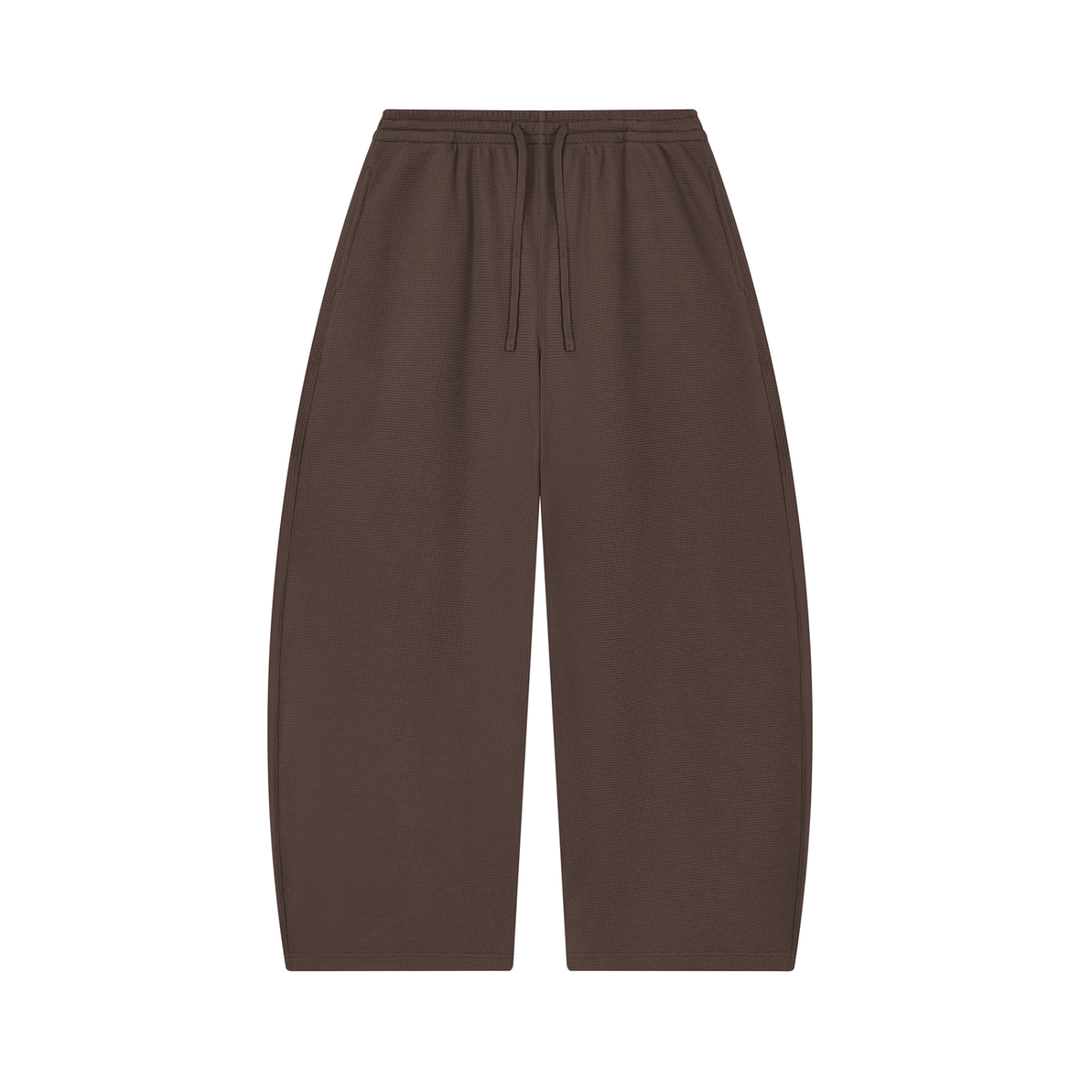 WOMEN PENT Waffle Barrel Leg Pants