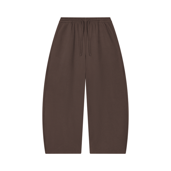 WOMEN PENT Waffle Barrel Leg Pants