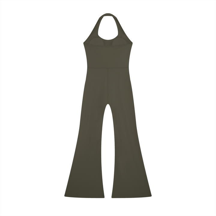 Women’s one piece Halter Flared Jumpsuit