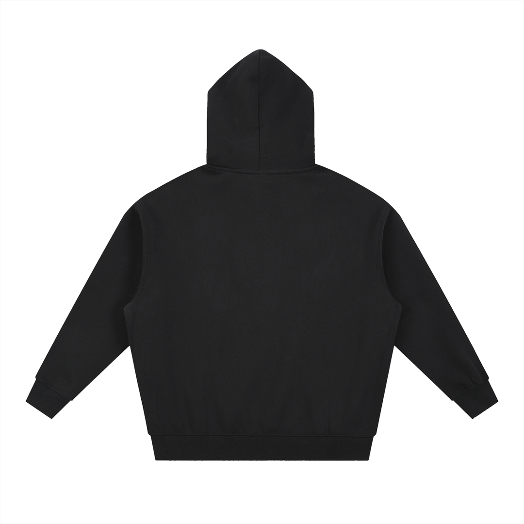 MEN HODDIES  Spiked Metal Type Oversized Fleece Hoodie