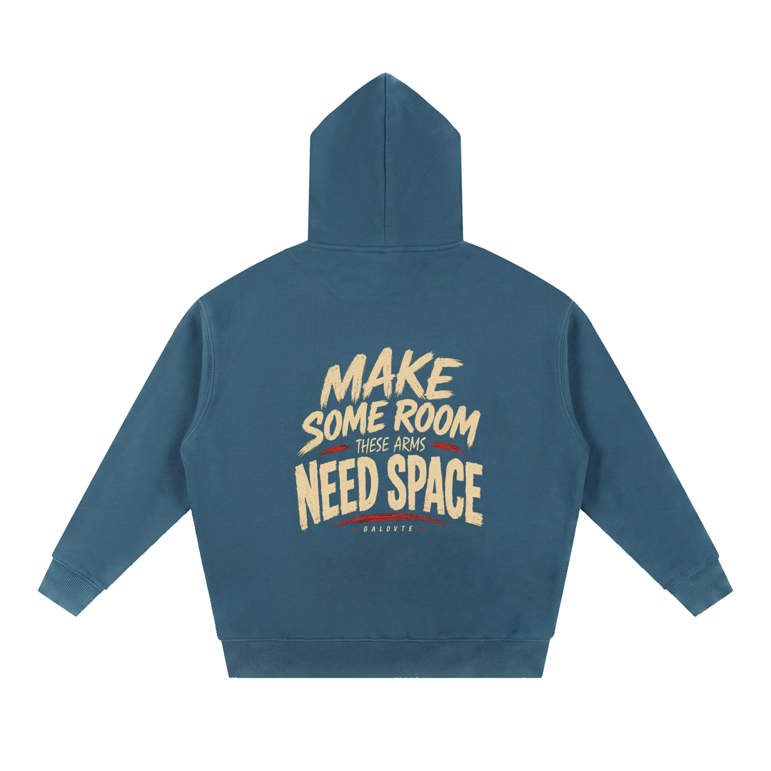 men graphics Essential Oversized Boxy Fit Fleece Hoodie