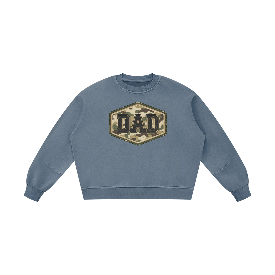 DAD LOVER UNISEX  Boxy Vintage Washed Sweatshirt