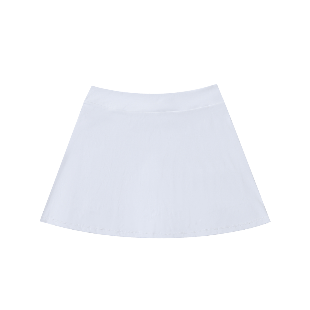 WOMEN SKIRT High-Waist Pocketed A-Line Skirt