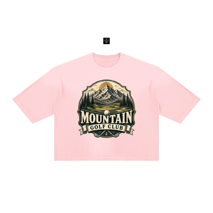 GOLF LOVER Unisex Vintage Wash Sunfade Boxy T-Shirt