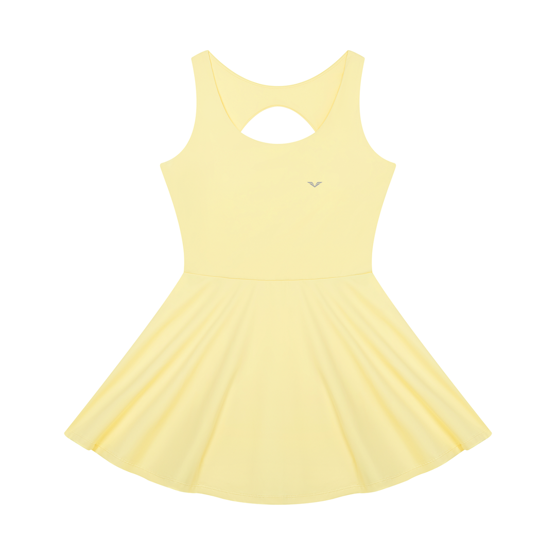 Women’s gym wear Open-Back Tennis Dress