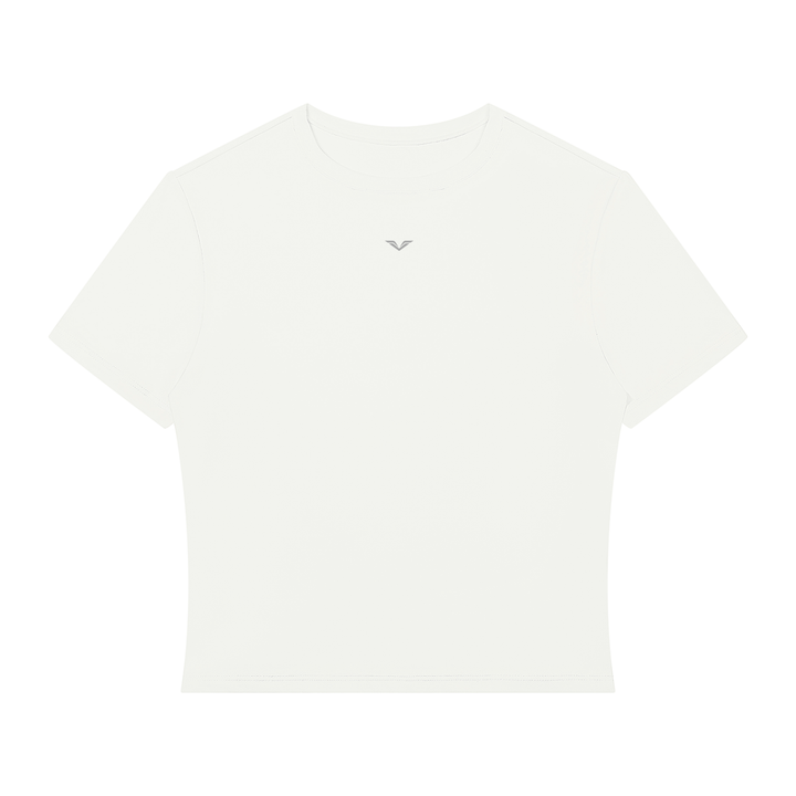 WOMEN T SHIRT Wing Logo Performance Crop Tee