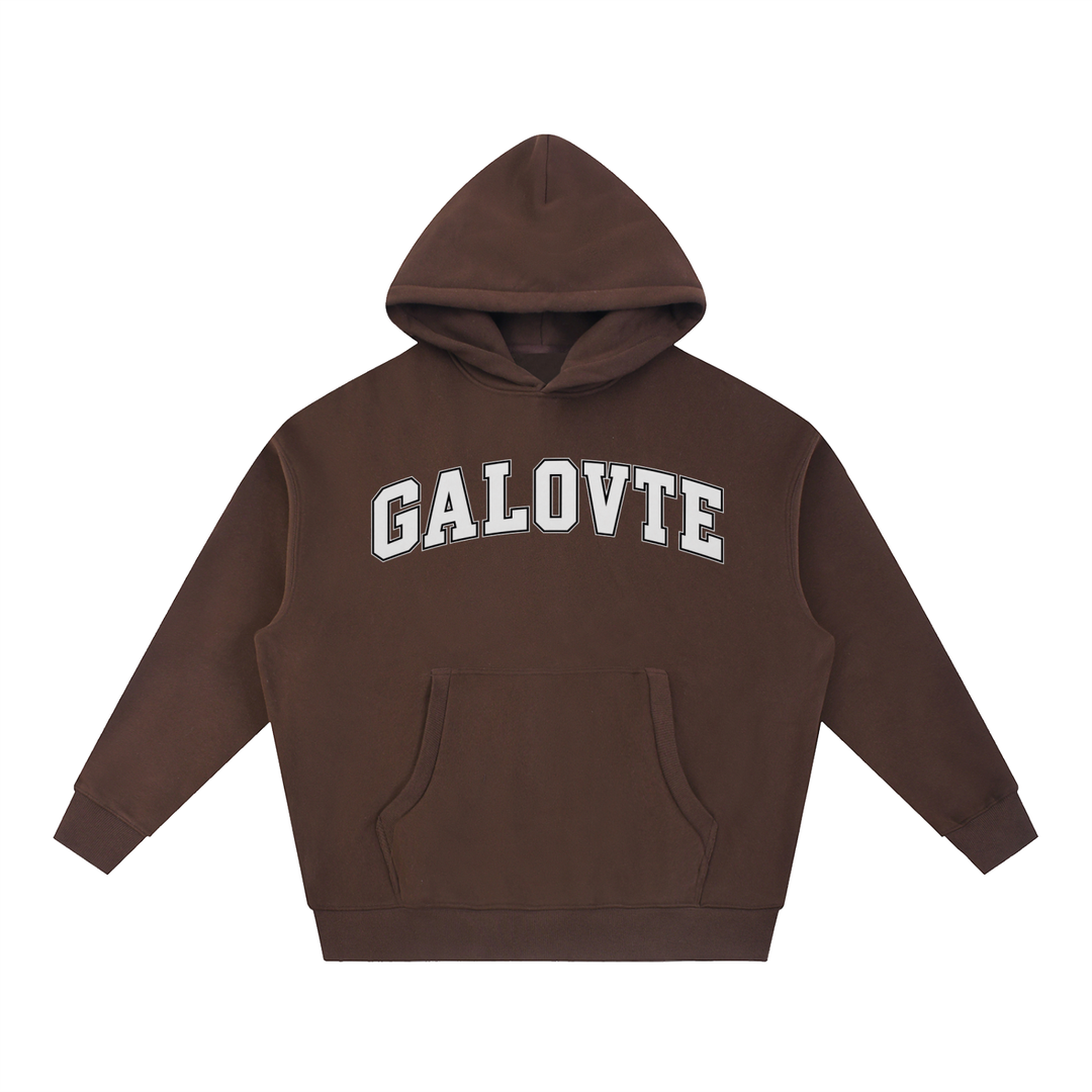 men brand Essential Oversized Boxy Fit Fleece Hoodie