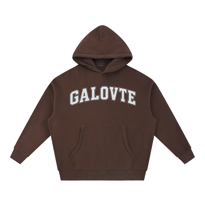 men brand Essential Oversized Boxy Fit Fleece Hoodie