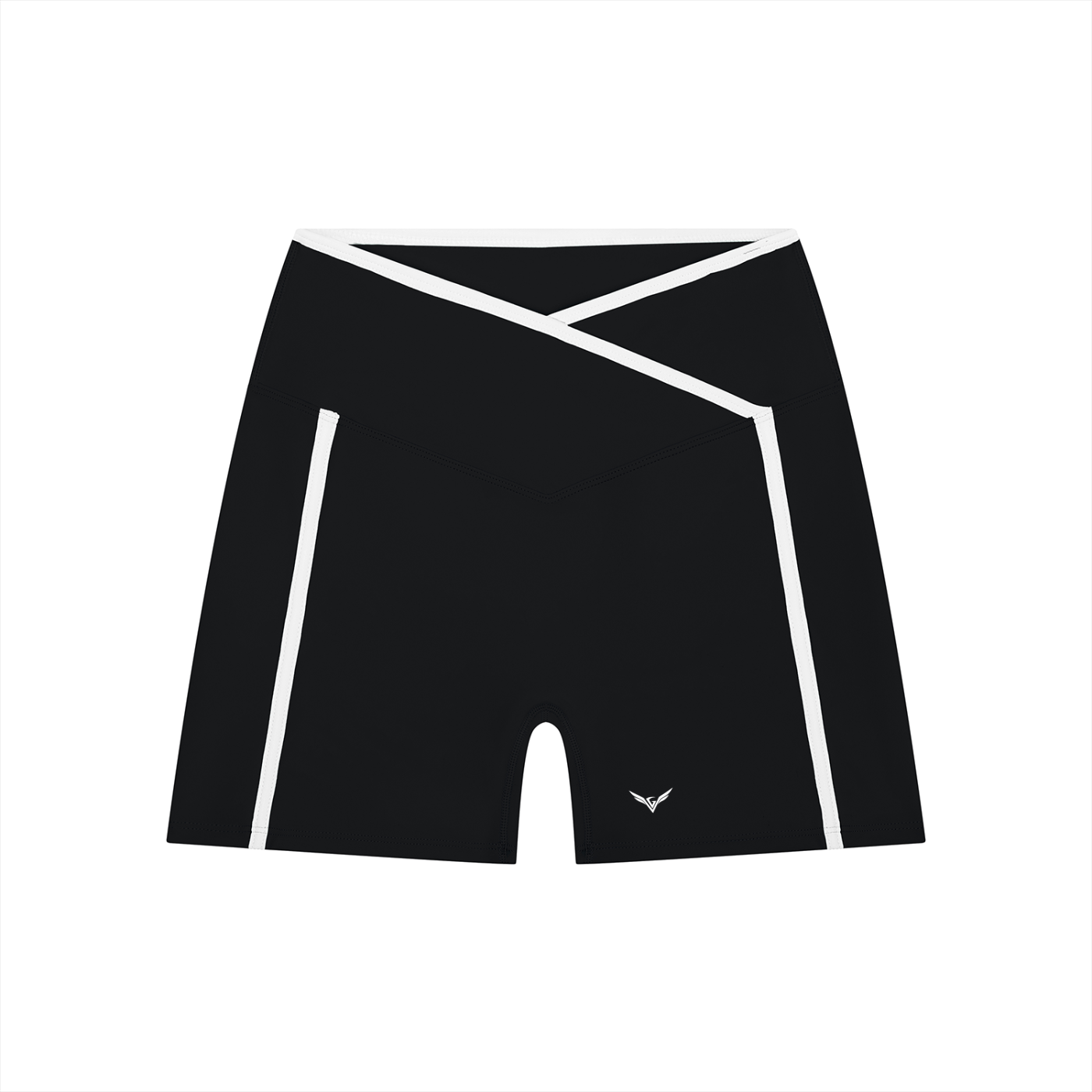 GALOVTE Colour-Block High-Rise Yoga Shorts