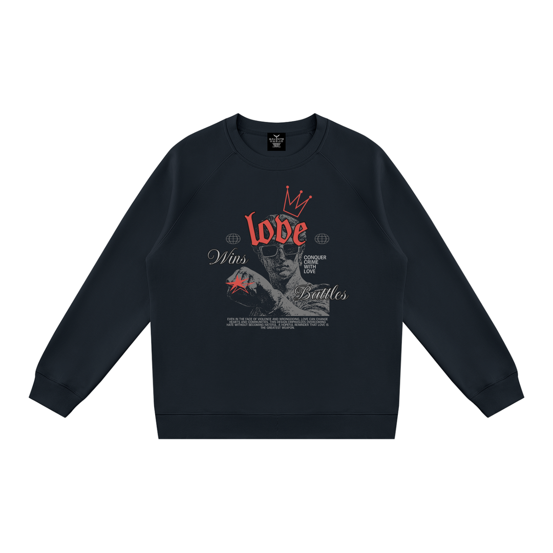 men graphic  Regular Fit Crewneck Sweatshirt