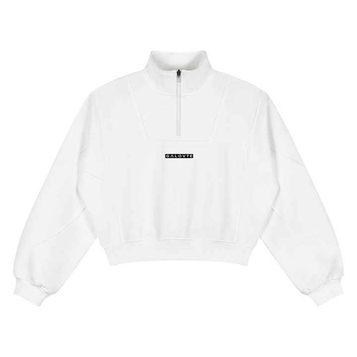 Women’s  hoddies Loose Fleece Quarter-Zip Sweatshirt