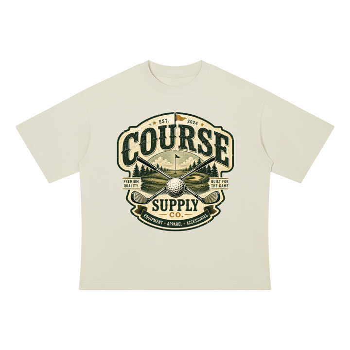 GOLF LOVER Drop Shoulder Cotton T-Shirt