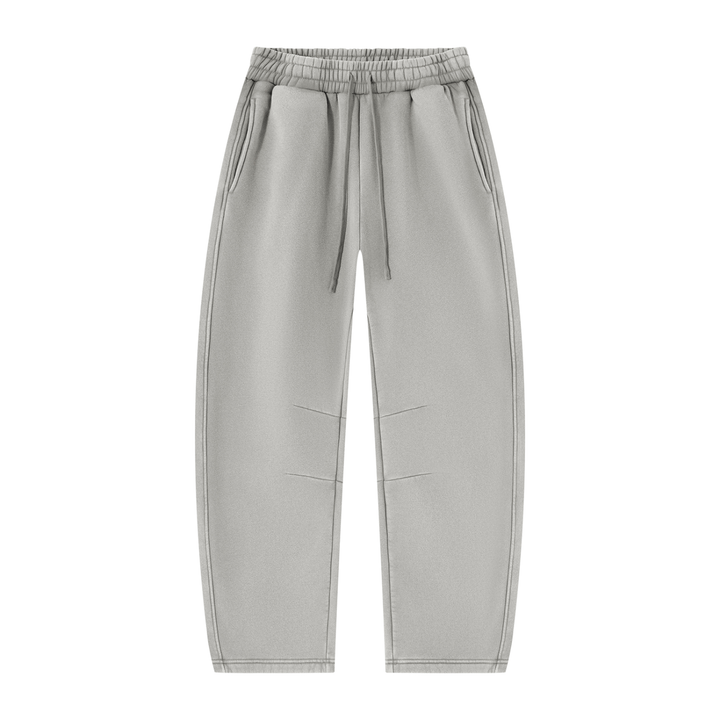 Unisex Vintage Wash Barrel Leg Fleece Sweatpants