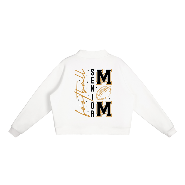 WOMEN GRAPHIC Essential Fleece Mock-Neck Crew Sweatshirt