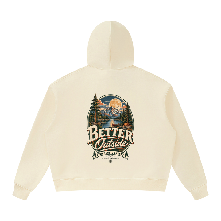 hiking lover  Oversized Heavyweight Hoodie