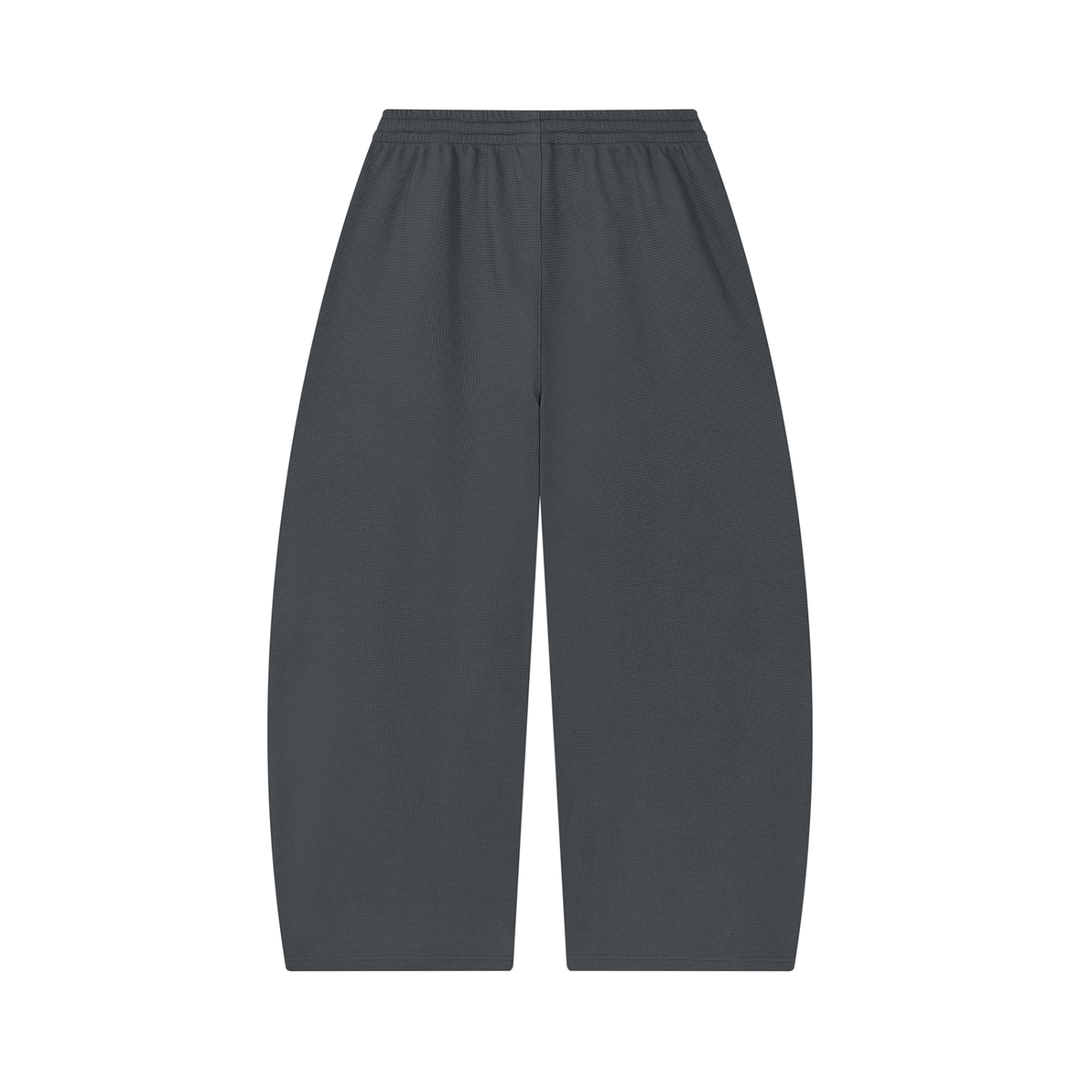 WOMEN PENT Waffle Barrel Leg Pants