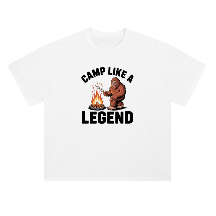 Camp Like A Legend Bigfoot Campfire Tee