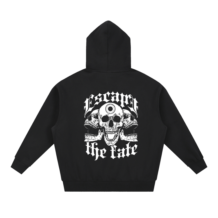 men graphic Essential Oversized Boxy Fit Fleece Hoodie