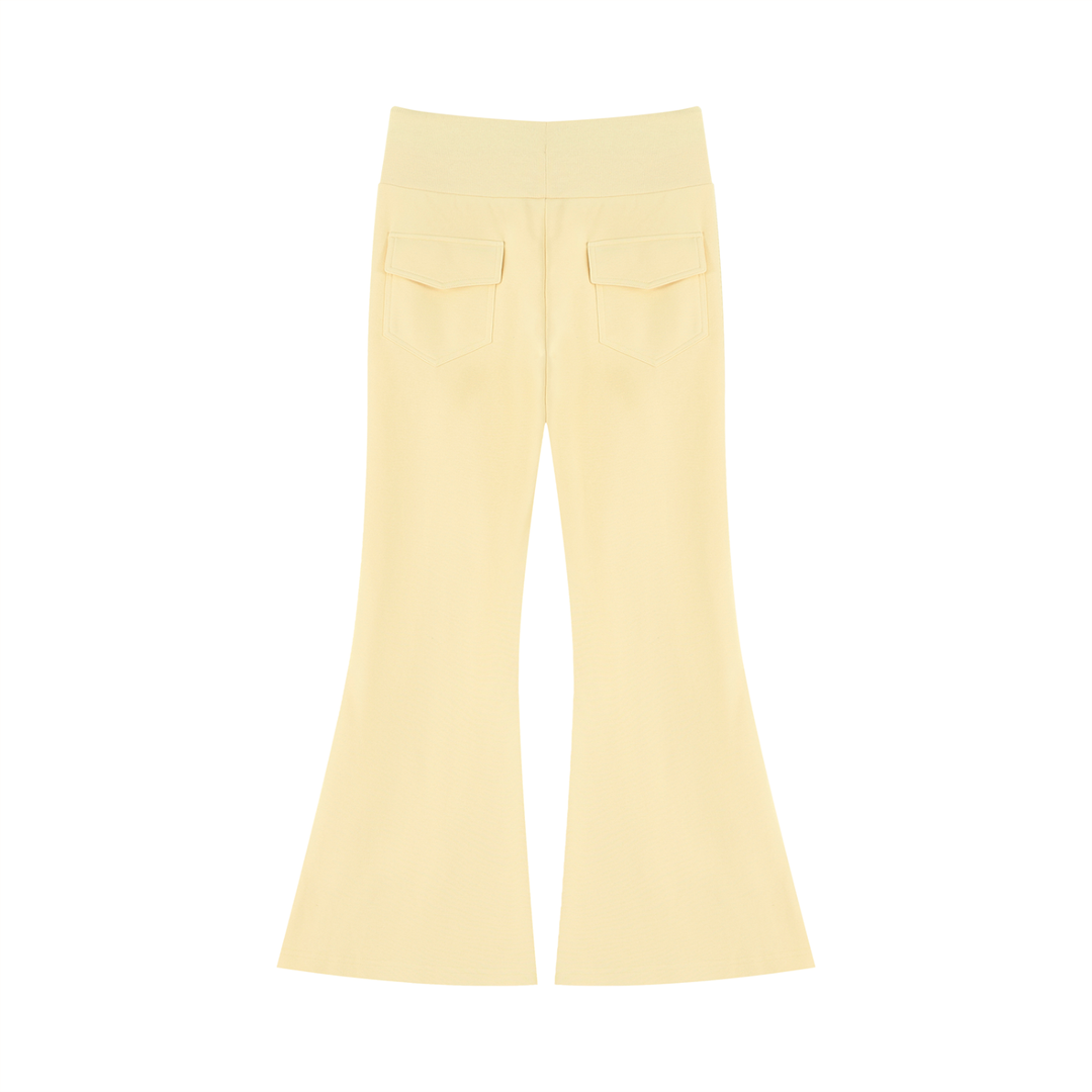 Women PENT  Drawstring Flared Leg Pants