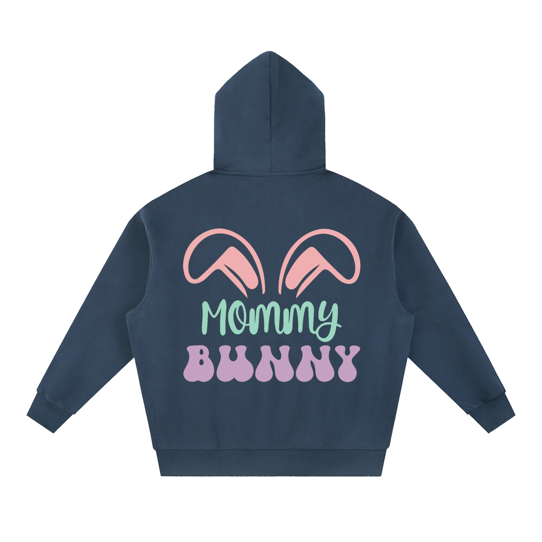 MOM LOVER Essential Oversized Boxy Fit Fleece Hoodie
