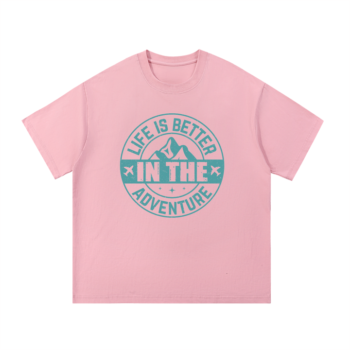 hiking lover Life Is Better In The Adventure Mountain Badge Tee
