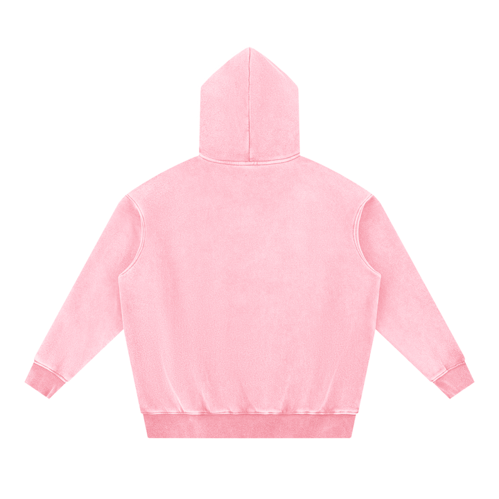 WOMEN HODDIES Snow Wash Fleece Oversize Hoodie