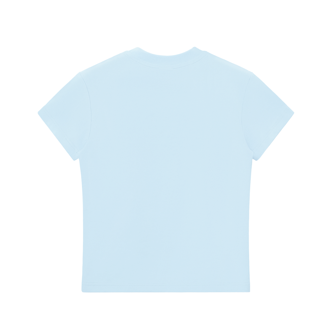 WOMEN GRAPHIC Essential Bodycon Crewneck T-Shirt