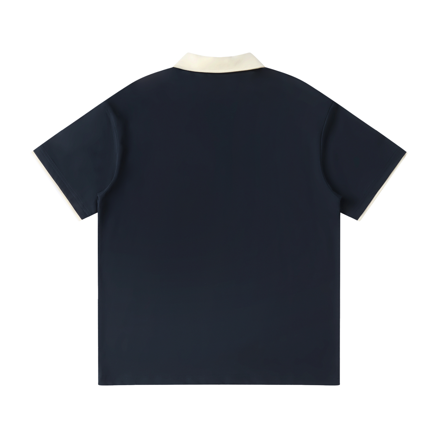 men brand Contrast Collar Raglan Polo Shirt