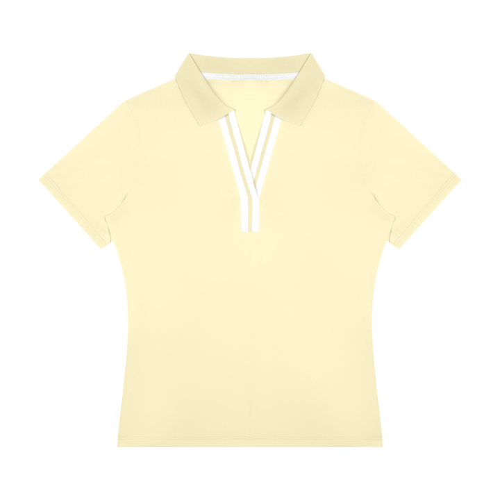 Women’s gym wear Color Block Polo Shirt