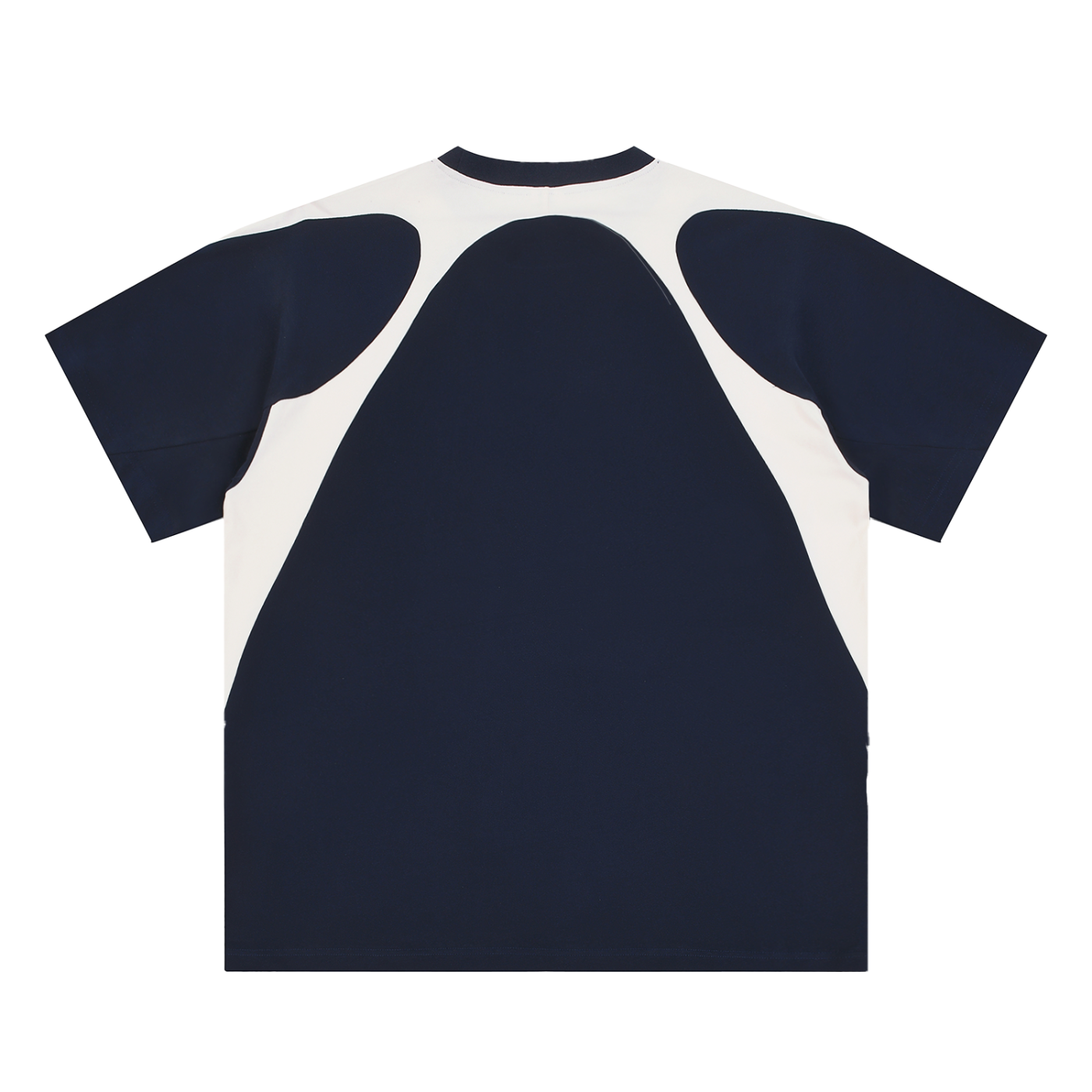 men brand t shirtContrast Panel Cotton T-Shirt