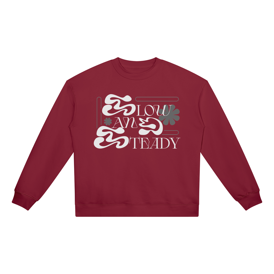 men graphic Heavyweight Crewneck Sweatshirt