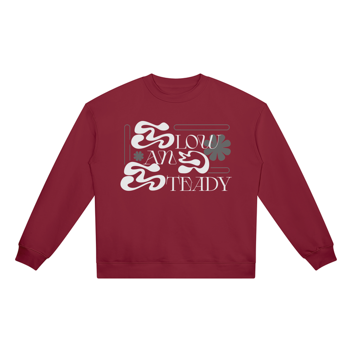 men graphic Heavyweight Crewneck Sweatshirt