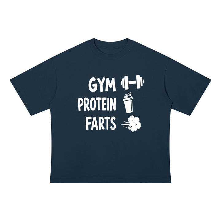 MEN GYMM Unisex Drop Shoulder Cotton T-Shirt