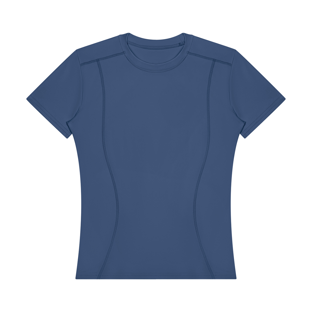 women gym wear opstitch Training T-Shirt