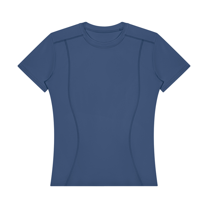 women gym wear opstitch Training T-Shirt