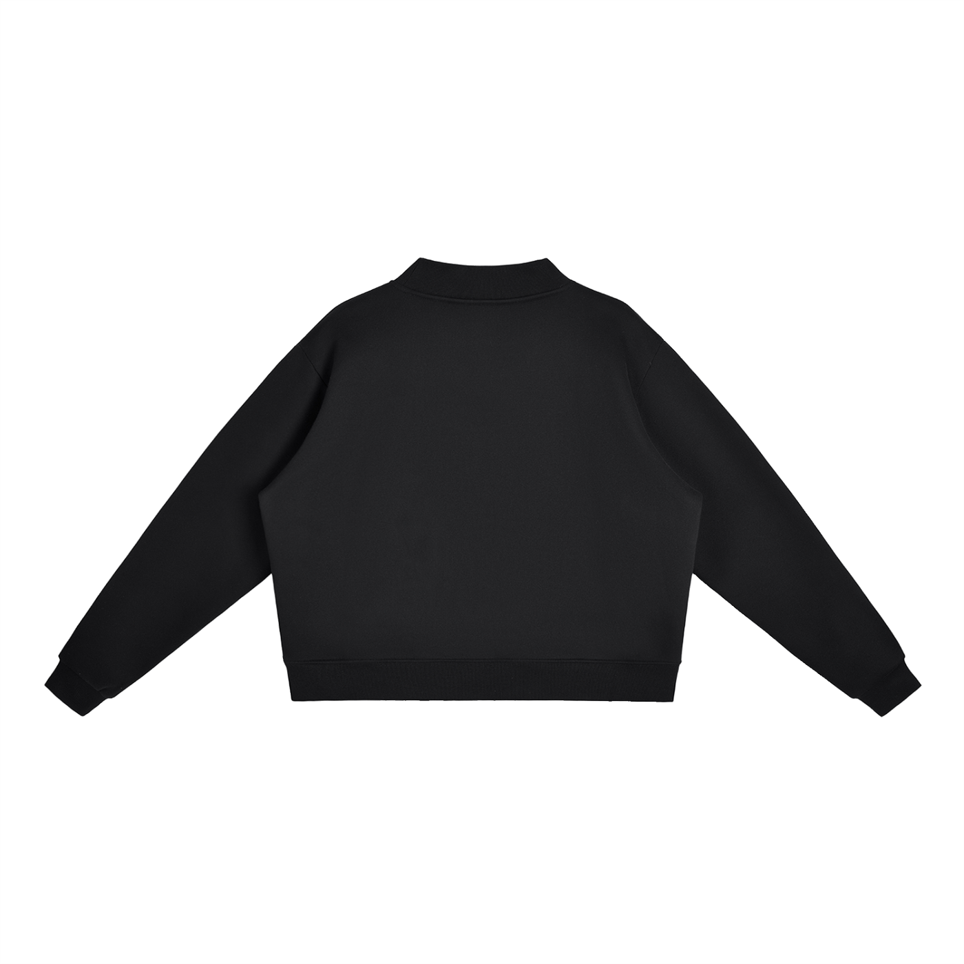 men brand  Essential Fleece Mock-Neck Crew Sweatshirt