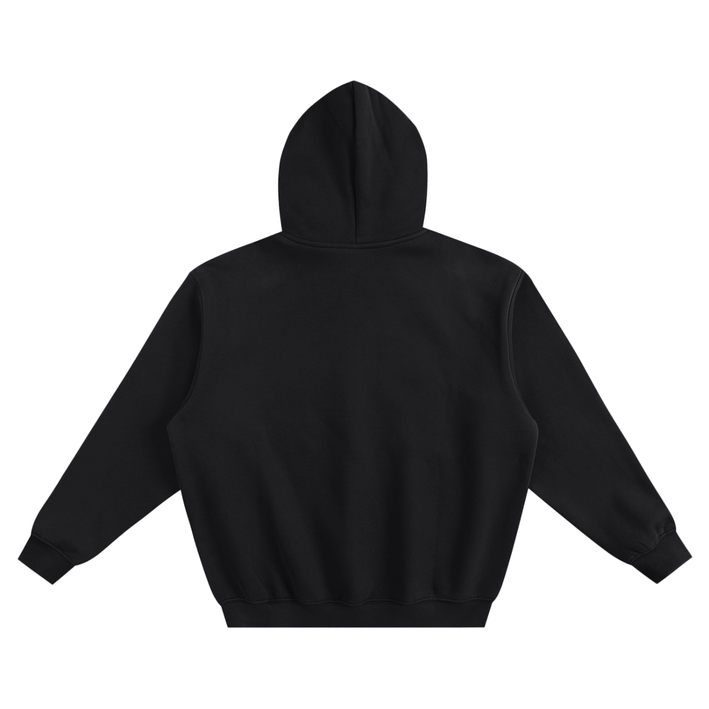 Lift Heavy Stay Wild Gorilla Weightlifting Hoodie in Black, back view.